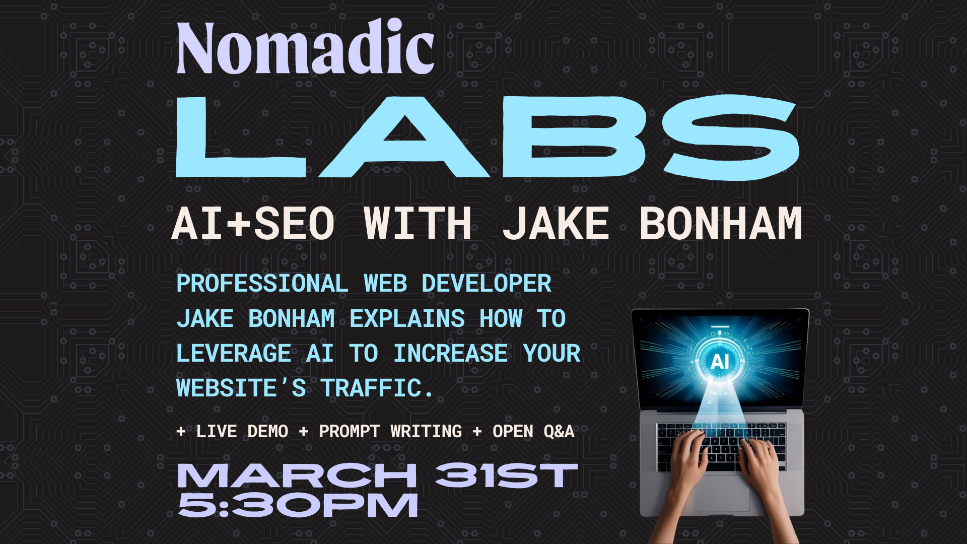 Nomadic LABS • AI + SEO with Jake Bonham